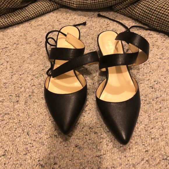 Nine West Strap Flats - Picture 2 of 3
